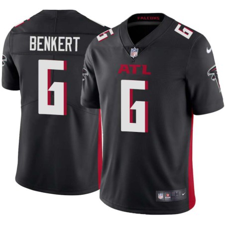 Falcons #6 Kurt Benkert Football Jersey -Black