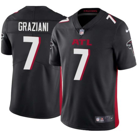 Falcons #7 Tony Graziani Football Jersey -Black