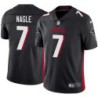 Falcons #7 Browning Nagle Football Jersey -Black