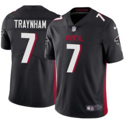 Falcons #7 Wade Traynham Football Jersey -Black