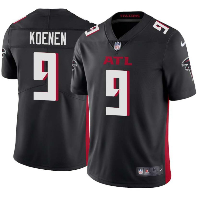 Falcons #9 Michael Koenen Football Jersey -Black