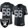 Warren Koegel #56 Raiders Team Logo Black Jersey