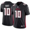 Falcons #10 Leo Hart Football Jersey -Black