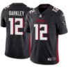 Falcons #12 Matt Barkley Football Jersey -Black