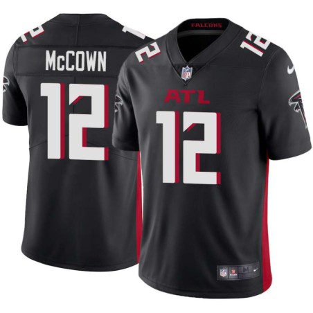 Falcons #12 Luke McCown Football Jersey -Black