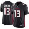 Falcons #13 Tony Graziani Football Jersey -Black