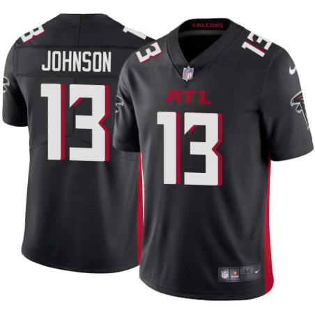 Falcons #13 Darius Johnson Football Jersey -Black