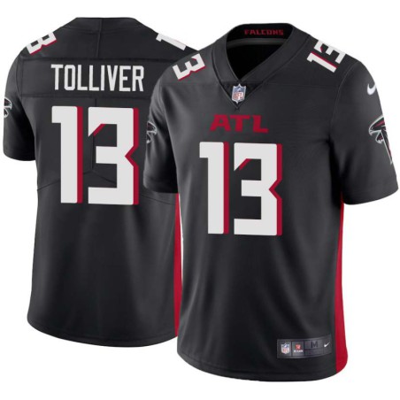 Falcons #13 Billy Joe Tolliver Football Jersey -Black