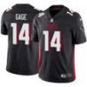 Falcons #14 Russell Gage Football Jersey -Black