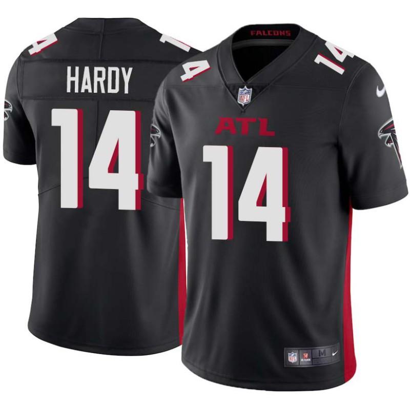 Falcons #14 Justin Hardy Football Jersey -Black