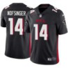 Falcons #14 Terry Nofsinger Football Jersey -Black