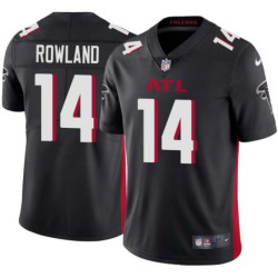 Falcons #14 Chris Rowland Football Jersey -Black