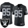 Kenbrell Thompkins #85 Raiders Team Logo Black Jersey