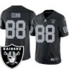 David Dunn #88 Raiders Team Logo Black Jersey