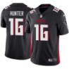 Falcons #16 Scott Hunter Football Jersey -Black