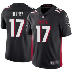 Falcons #17 Bob Berry Football Jersey -Black