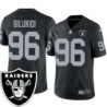 Christo Bilukidi #96 Raiders Team Logo Black Jersey