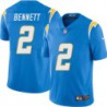 Chargers #2 Darren Bennett BOLT UP Powder Blue Jersey