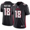 Falcons #18 Freddie Martino Football Jersey -Black