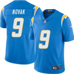 Chargers #9 Nick Novak BOLT UP Powder Blue Jersey