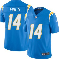 Chargers #14 Dan Fouts BOLT UP Powder Blue Jersey