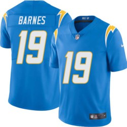 Chargers #19 Johnnie Barnes BOLT UP Powder Blue Jersey