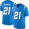 Chargers #21 Glen Bonner BOLT UP Powder Blue Jersey