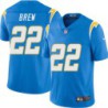 Chargers #22 Dorian Brew BOLT UP Powder Blue Jersey