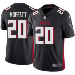 Falcons #20 Jovante Moffatt Football Jersey -Black