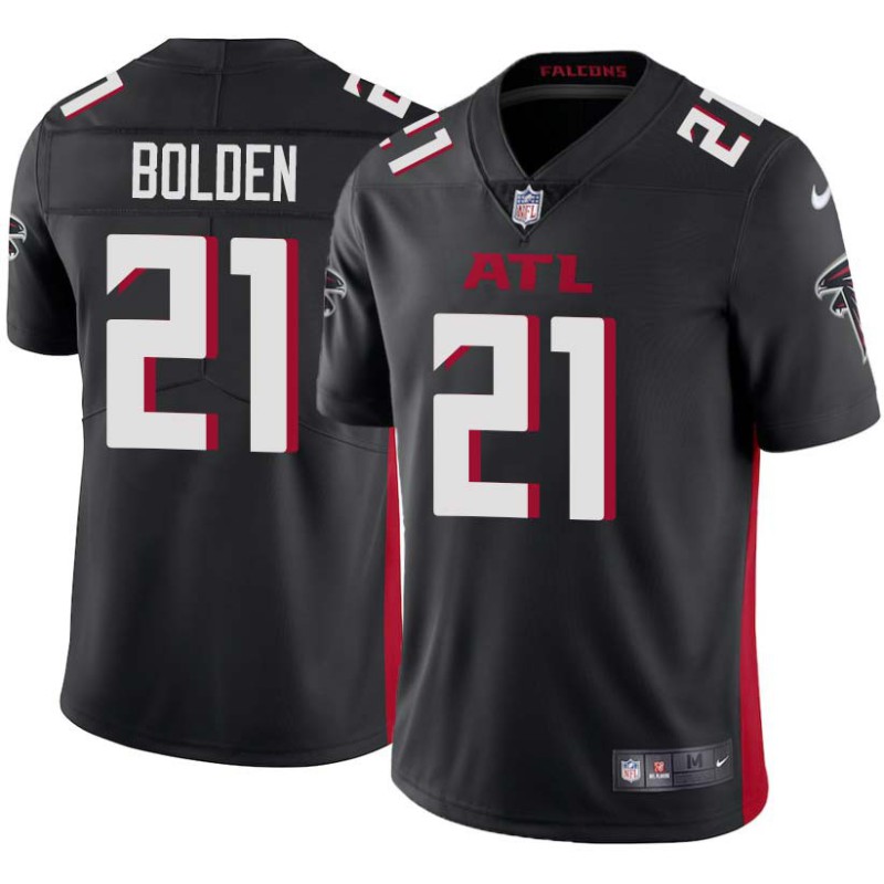 Falcons #21 Juran Bolden Football Jersey -Black