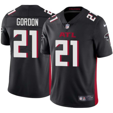 Falcons #21 Darrien Gordon Football Jersey -Black