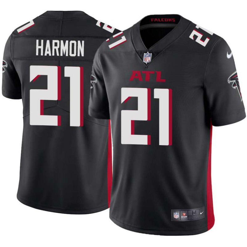 Falcons #21 Duron Harmon Football Jersey -Black