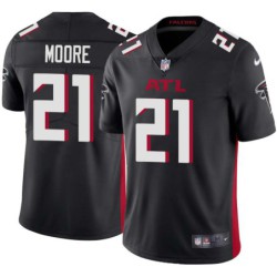 Falcons #21 Tom Moore Football Jersey -Black