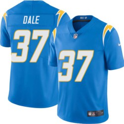 Chargers #37 Jeffery Dale BOLT UP Powder Blue Jersey