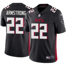 Falcons #22 Cornell Armstrong Football Jersey -Black