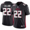 Falcons #22 Lee Calland Football Jersey -Black