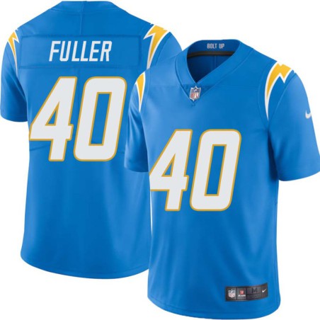 Chargers #40 James Fuller BOLT UP Powder Blue Jersey