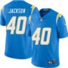 Chargers #40 Bobby Jackson BOLT UP Powder Blue Jersey