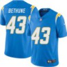 Chargers #43 Bobby Bethune BOLT UP Powder Blue Jersey