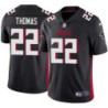 Falcons #22 Sean Thomas Football Jersey -Black