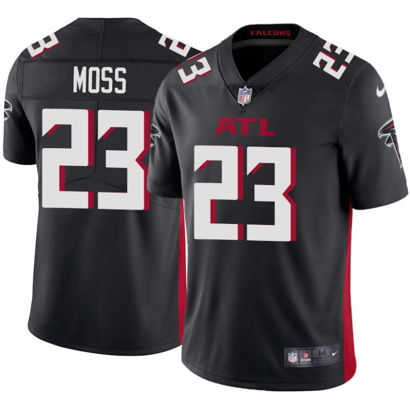 Falcons #23 Gary Moss Football Jersey -Black