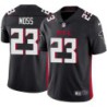 Falcons #23 Gary Moss Football Jersey -Black