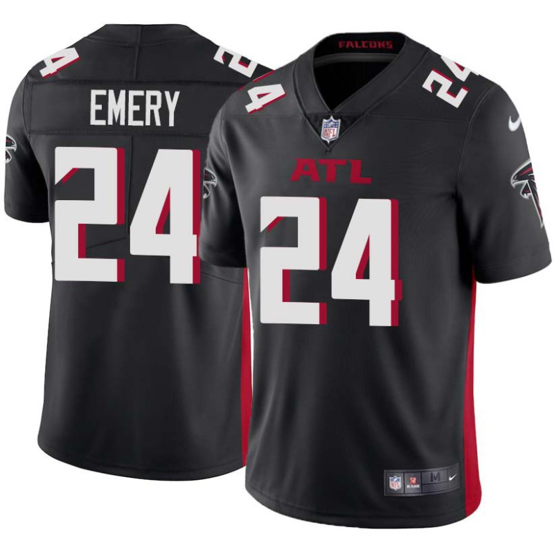 Falcons #24 Larry Emery Football Jersey -Black