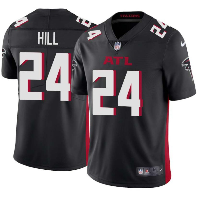 Falcons #24 Tye Hill Football Jersey -Black