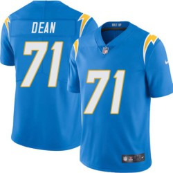 Chargers #71 Fred Dean BOLT UP Powder Blue Jersey