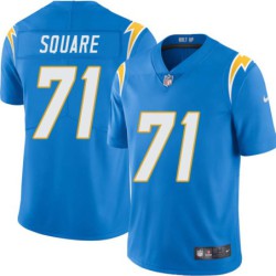 Chargers #71 Damion Square BOLT UP Powder Blue Jersey