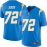 Chargers #72 Ryan Groy BOLT UP Powder Blue Jersey