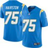 Chargers #75 Chris Hairston BOLT UP Powder Blue Jersey