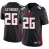 Falcons #26 Billy Lothridge Football Jersey -Black