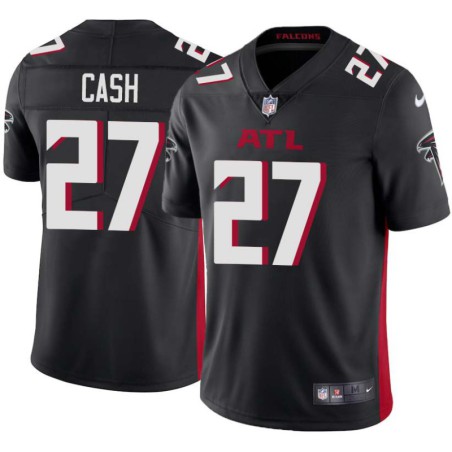 Falcons #27 Chris Cash Football Jersey -Black